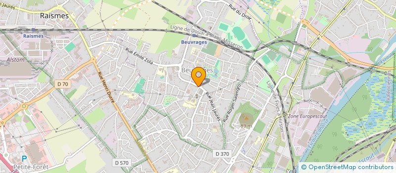 localisation de l'entreprise MADAME VERONIQUE GABELLE à BEUVRAGES
