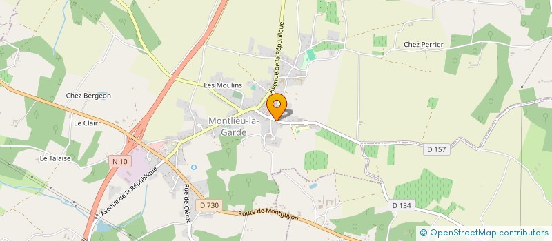 localisation de l'entreprise MADAME VERONIQUE GACHASSIN  MONTLIEU-LA-GARDE