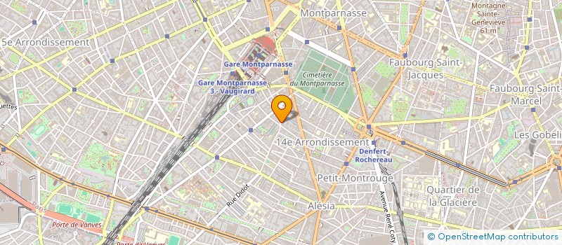localisation de l'entreprise MADAME VERONIQUE GACOIN à PARIS
