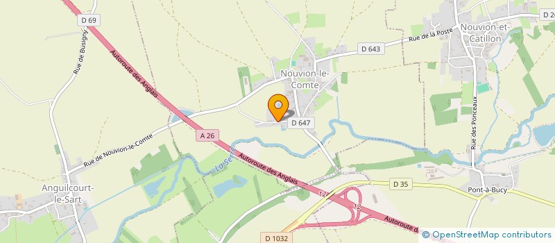 localisation de l'entreprise MADAME VERONIQUE GADROIT  NOUVION-LE-COMTE