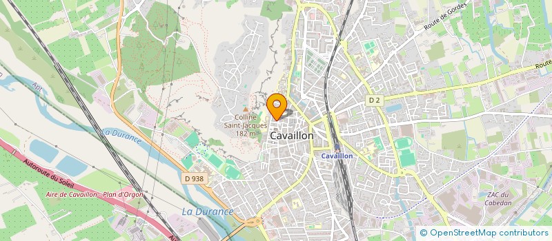 localisation de l'entreprise MADAME VERONIQUE GAFFET  CAVAILLON