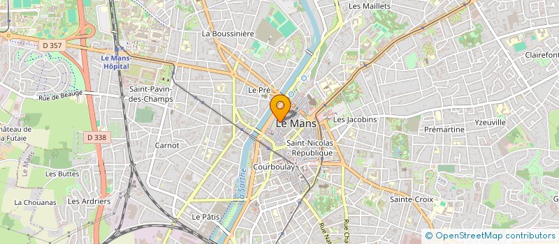 localisation de l'entreprise MADAME VERONIQUE GAGE à LE MANS