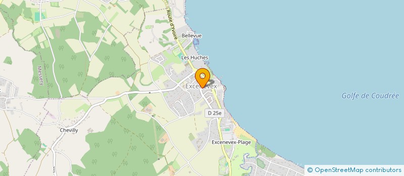 localisation de l'entreprise MADAME VERONIQUE GAGNEUX  EXCENEVEX