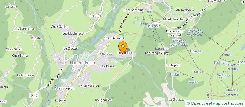 localisation de l'entreprise MADAME VERONIQUE GAILLARD  HABERE-LULLIN