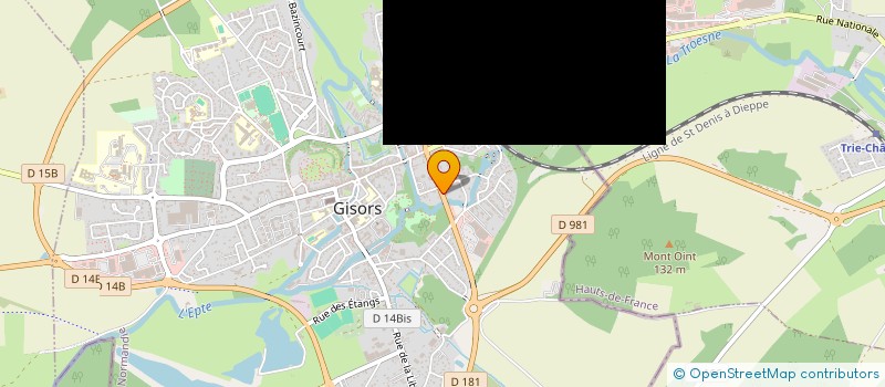 localisation de l'entreprise MADAME VERONIQUE GAILLET à GISORS
