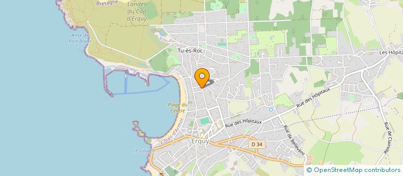 localisation de l'entreprise MADAME VERONIQUE GALERNE  ERQUY