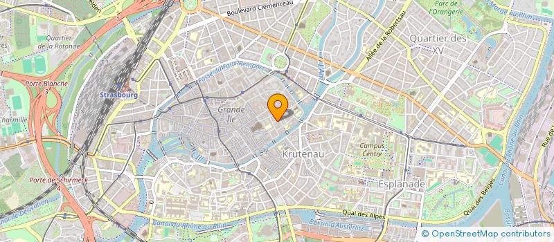 localisation de l'entreprise MADAME VERONIQUE GALLAND à STRASBOURG