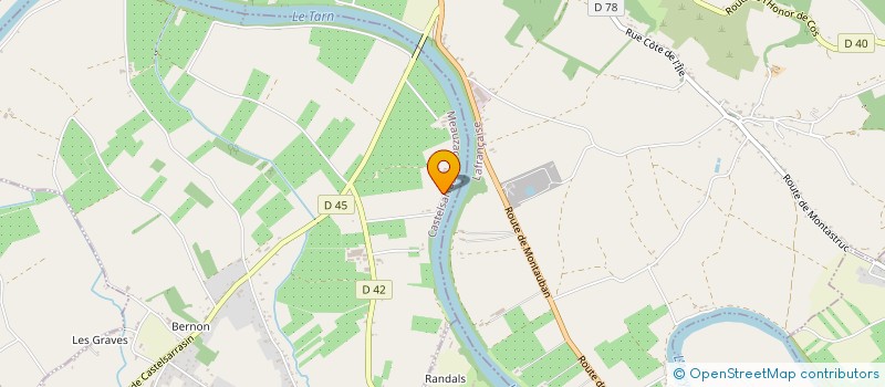 localisation de l'entreprise MADAME VERONIQUE GALLARDO  LACOURT-ST-PIERRE