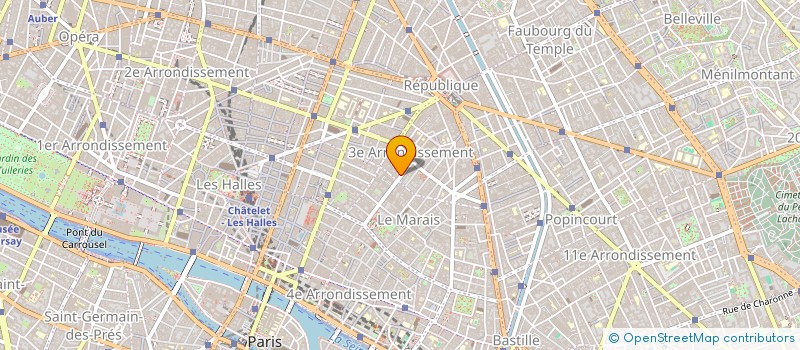 localisation de l'entreprise MADAME VERONIQUE GALLET  PARIS