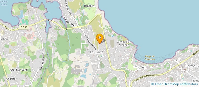 localisation de l'entreprise MADAME VERONIQUE GALLOT à PERROS-GUIREC