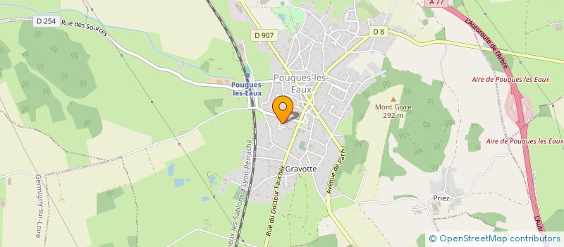 localisation de l'entreprise MADAME VERONIQUE GARCIA  POUGUES-LES-EAUX