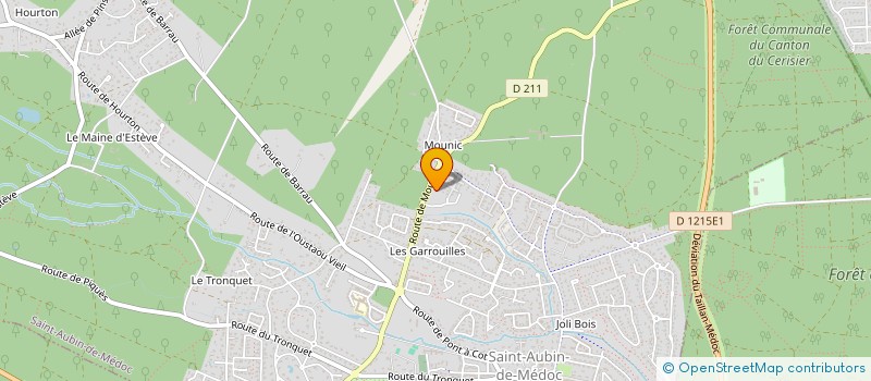 localisation de l'entreprise MADAME VERONIQUE GARDET  SAINT-AUBIN-DE-MEDOC
