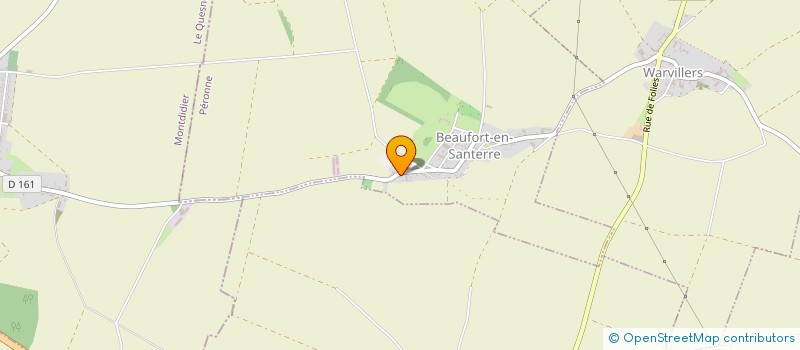 localisation de l'entreprise MADAME VERONIQUE GARNIER  BEAUFORT-EN-SANTERRE