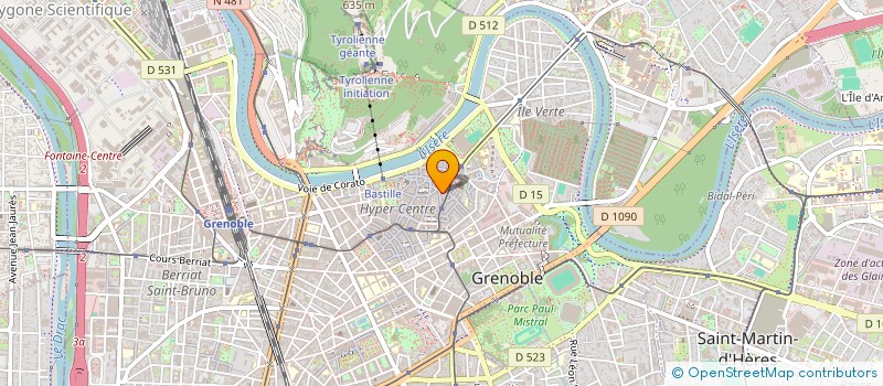 localisation de l'entreprise MADAME VERONIQUE GAUCHET à GRENOBLE