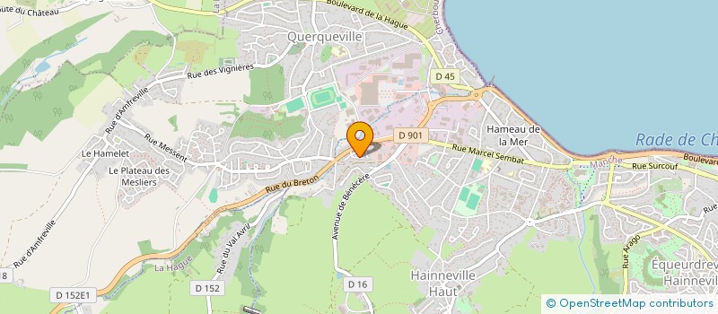 localisation de l'entreprise MADAME VERONIQUE GAUDIN à CHERBOURG-EN-COTENTIN