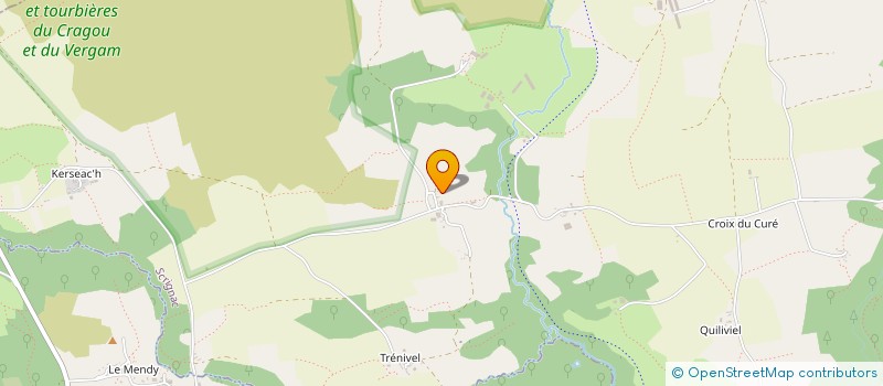 localisation de l'entreprise MADAME VERONIQUE GAUTHIER  SCRIGNAC