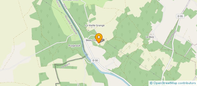 localisation de l'entreprise MADAME VERONIQUE GAUTHIER à MERIGNY