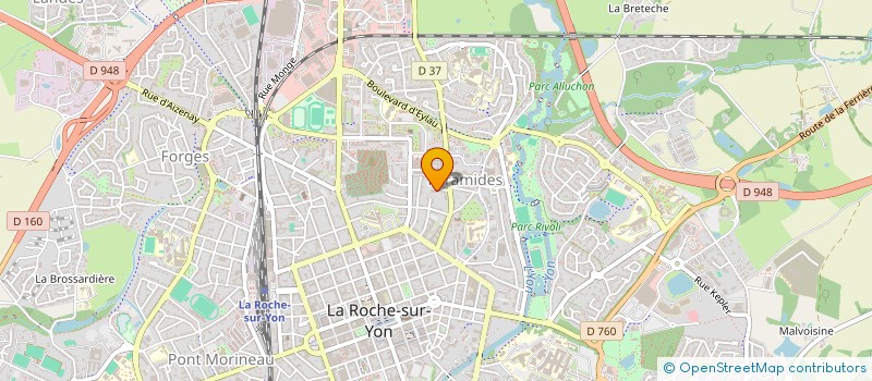 localisation de l'entreprise MADAME VERONIQUE GAUTHIER à LA ROCHE-SUR-YON