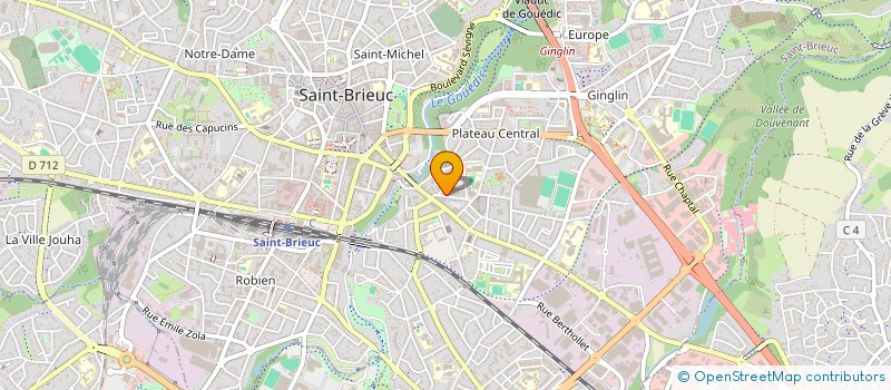 localisation de l'entreprise MADAME VERONIQUE GAUTIER à SAINT-BRIEUC