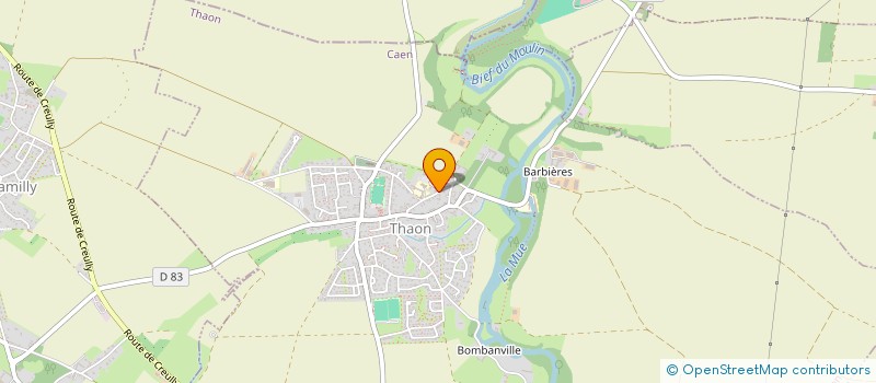 localisation de l'entreprise MADAME VERONIQUE GAUTIER  THAON