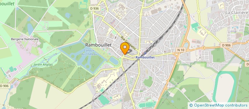 localisation de l'entreprise MADAME VERONIQUE GAUTIER  RAMBOUILLET