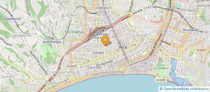 localisation de l'entreprise MADAME VERONIQUE GAY à NICE