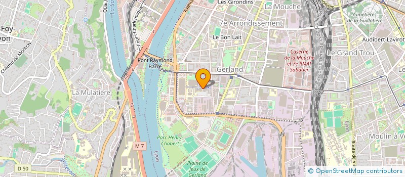 localisation de l'entreprise MADAME VERONIQUE GENTEUIL  LYON