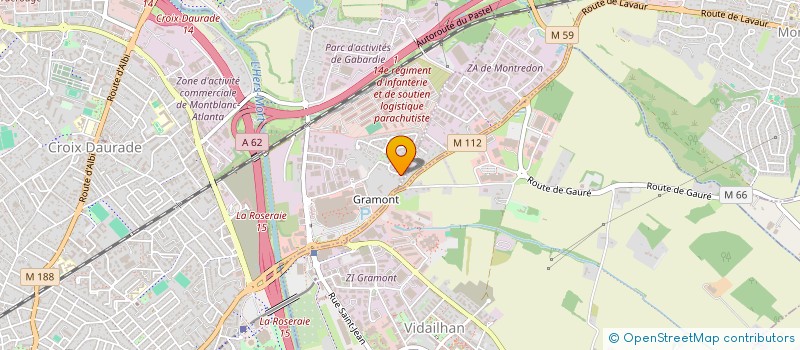 localisation de l'entreprise MADAME VERONIQUE GENTIL à TOULOUSE