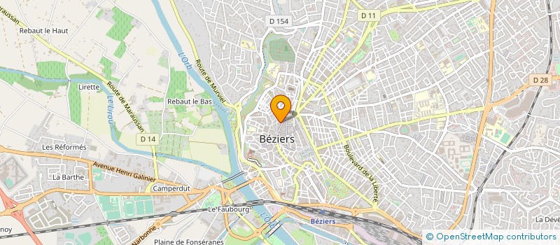 localisation de l'entreprise MADAME VERONIQUE GENTY à BEZIERS