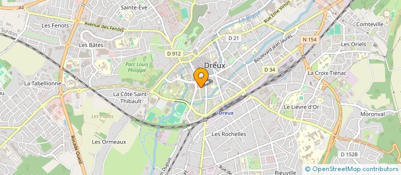 localisation de l'entreprise MADAME VERONIQUE GEORGE à DREUX