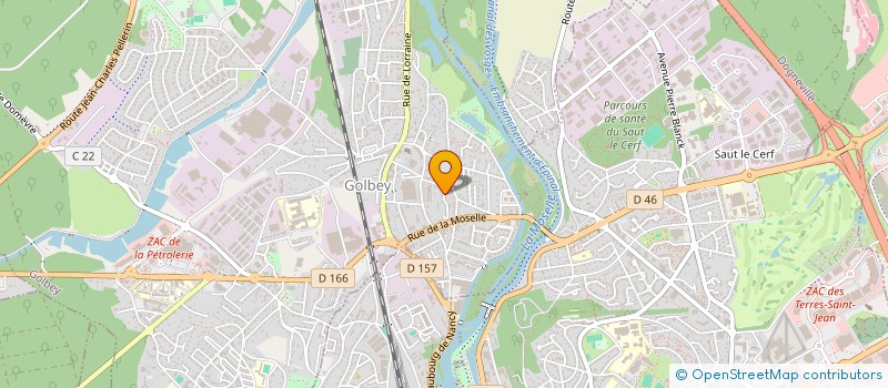 localisation de l'entreprise MADAME VERONIQUE GEORGES  GOLBEY