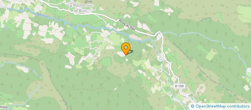 localisation de l'entreprise MADAME VERONIQUE GERARD  LA ROCHE-SUR-LE-BUIS