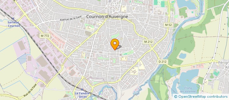 localisation de l'entreprise MADAME VERONIQUE GERARD  COURNON-D'AUVERGNE