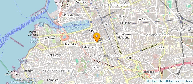 localisation de l'entreprise MADAME VERONIQUE GERMAIN  MARSEILLE