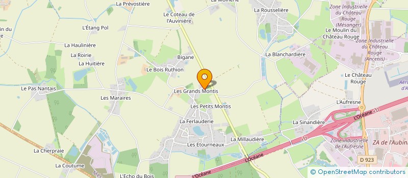 localisation de l'entreprise MADAME VERONIQUE GESLIN  MESANGER