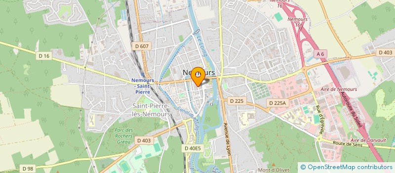 localisation de l'entreprise MADAME VERONIQUE GET à NEMOURS
