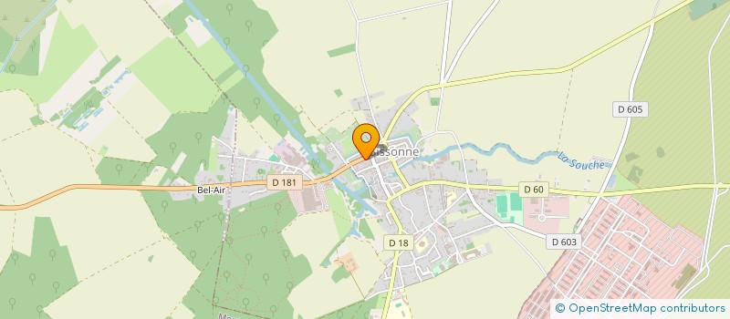 localisation de l'entreprise MADAME VERONIQUE GFELLER à SISSONNE