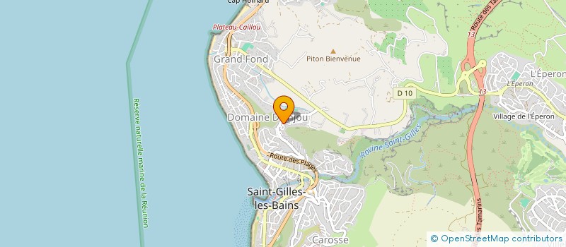 localisation de l'entreprise MADAME VERONIQUE GIBERT  SAINT-PAUL