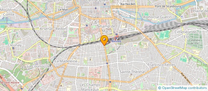 localisation de l'entreprise MADAME VERONIQUE GICQUERE  RENNES