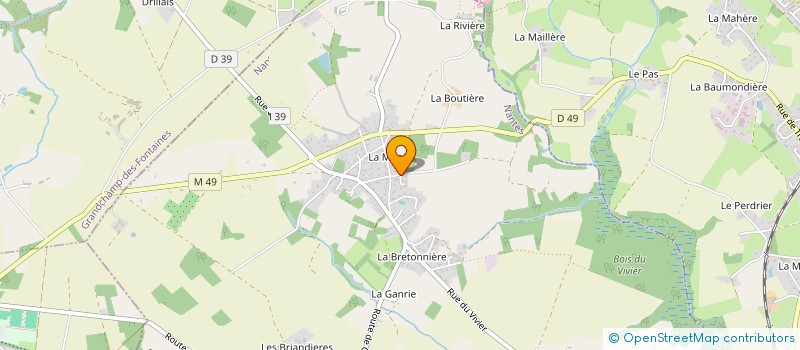 localisation de l'entreprise MADAME VERONIQUE GIL  SUCE-SUR-ERDRE