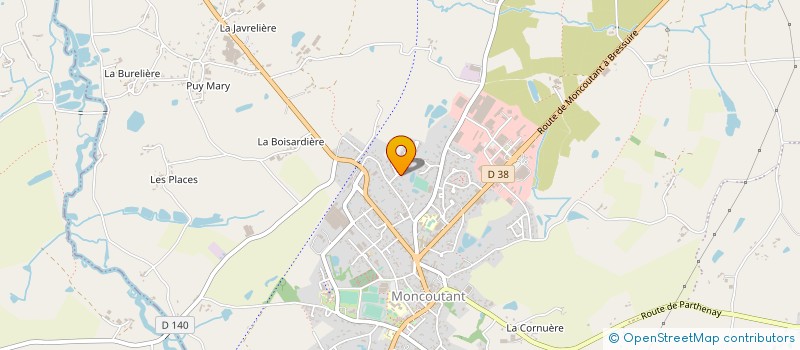 localisation de l'entreprise MADAME VERONIQUE GILBERT à MONCOUTANT-SUR-SEVRE