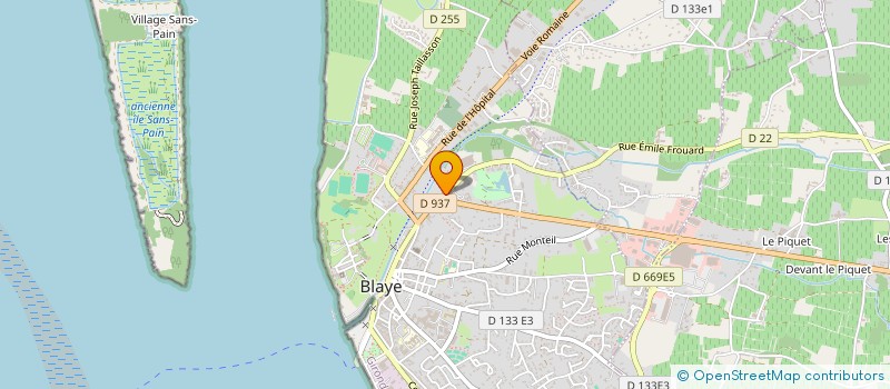 localisation de l'entreprise MADAME VERONIQUE GILBERT à BLAYE