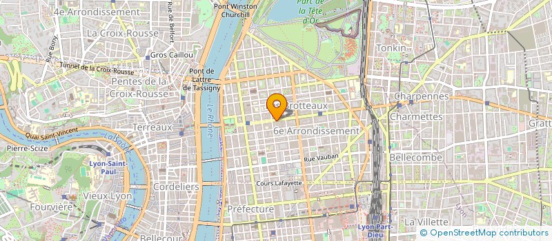 localisation de l'entreprise MADAME VERONIQUE GILLET  LYON