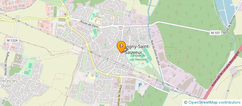 localisation de l'entreprise MADAME VERONIQUE GILLET à CHEVIGNY-SAINT-SAUVEUR