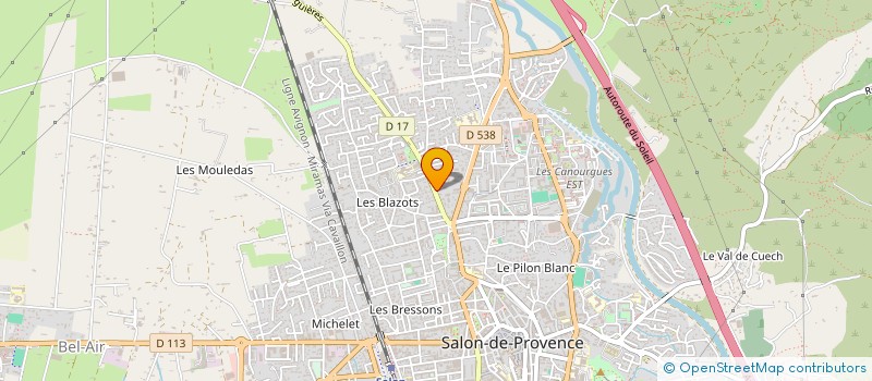 localisation de l'entreprise MADAME VERONIQUE GILLINO à SALON-DE-PROVENCE