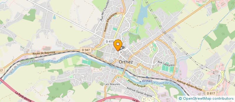 localisation de l'entreprise MADAME VERONIQUE GIMENEZ  ORTHEZ