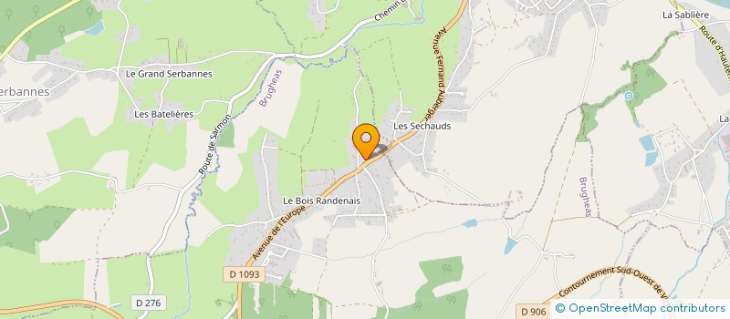 localisation de l'entreprise MADAME VERONIQUE GIMENEZ  BRUGHEAS