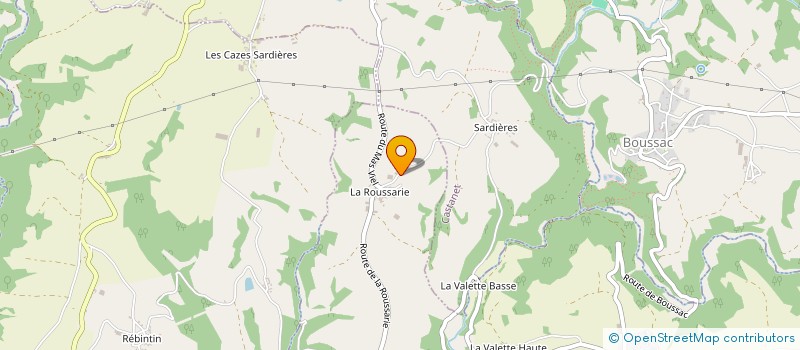 localisation de l'entreprise MADAME VERONIQUE GINESTET à MOYRAZES