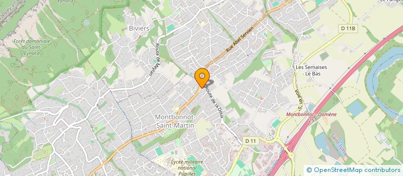 localisation de l'entreprise MADAME VERONIQUE GIRARD DE VASSON à MONTBONNOT-SAINT-MARTIN