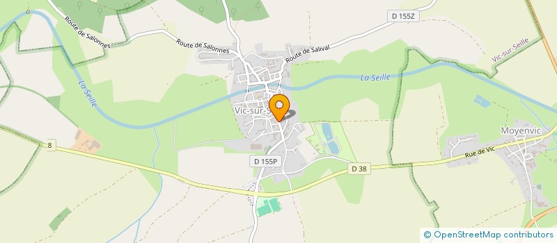 localisation de l'entreprise MADAME VERONIQUE GIRARDOT à VIC-SUR-SEILLE